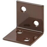 STABILIT Široki kutnik (60 x 60 mm, Smeđe boje, Čelik, 8 provrta) | shoptok.hr