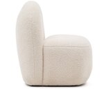 Kave Home Bijela dječja fotelja od bouclé tkanine Bucky – | shoptok.hr