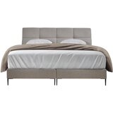 MID.YOU POSTELJA BOXSPRING 180 cm x 200 cm , tekstil, leseni material siva | Shoptok.si