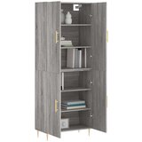 vidaXL Visoka komoda siva sonome 69 5x34x180 cm od konstruiranog drva | shoptok.hr