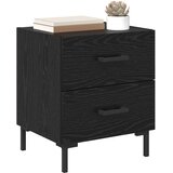  Noćni ormar s ladicama 2 pcs Crni hrast 40 x 35 x 47,5 cm | Eponuda.com