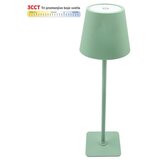 Mitea Lighting Stona lampa zelena 2W IP20 LED TOUCH dimmable + 3CCT 3000-6000K DC5V LED M6002-Z Cene