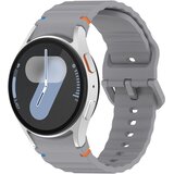 INF Samsung Watch 7.6 pašček z valovitim šivom Grey, (5000264018) | Shoptok.si
