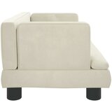 vidaXL Otroški kavč krem 60x40x30 cm žamet | Shoptok.si