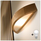  Brilagi - LED zidna svetiljka CARVALHO 1xE27/60W/230V hrast | Eponuda.com