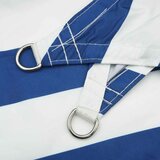  Sončno platno Modra in bela 7 x 6 m 100% poliester Oxford, (5000241309) | Shoptok.si