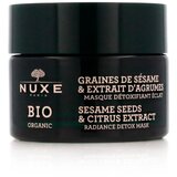 Nuxe bio organic sesame seeds & citrus extract radiance detox mask maska za posvetlitev in razstrupljanje kože 50 ml za ženske | Shoptok.si