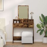 Toaletni stol s ladicama tamni hrast 79x41x140 cm | shoptok.hr