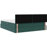  Krevet s od storage s madracem Tamnozelena 160 x 200 cm Baršun | shoptok.hr