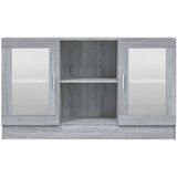  Vitrina boja sivog hrasta sonome 120 x 30 5 x 70 cm drvena | shoptok.hr