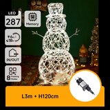  Brilagi - LED spoljna božićna dekoracija 3,6W/31/230V 2700K 120 cm IP44 snegović | Eponuda.com