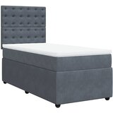  Box spring krevet s madracem tamnosivi 90x190 cm bar&amp;scaron;unasti Slike