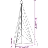 vidaXL LED božićno drvce 615 LED toplo bijelo 404,5 cm | shoptok.hr