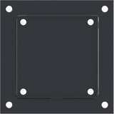  Postolja za stupove kvadratna 4 kom čelik presvučen prahom Antracitno siva 141 x 141 mm | Shoptok.si