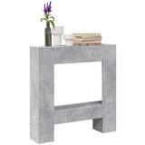 vidaXL Okvir za kamin boja betona 81x18x82 cm od konstruiranog drva | shoptok.hr