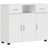  Strani šal z vrati Bela z visokim sijajem 88.5 x 30.5 x 73 cm, (5000068979) | Shoptok.si