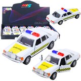 Classic Police Car Metal Drive Opening Doors White 1:32 | Shoptok.si