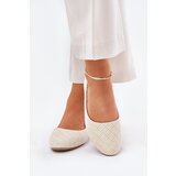 Boto Ladies Flat Ballerinas With Glitter Gold Tatorelis | Shoptok.si