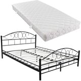 Krevet s madracem metalni crni 180 x 200 cm | Eponuda.ba