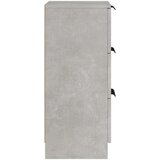  Komode 2 kosa betonsko sive 30x30x70 cm konstruiran les, (20653972) | Shoptok.si