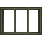 vidaXL Sadilnik olivno zelena 120x80x80 cm Jeklo | Shoptok.si