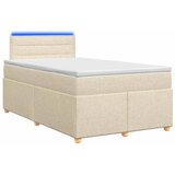  Boxspring krevet s madracem Krem 120 x 200 cm Tkanina - Krem 120 x 200 cm Dizajn linija | shoptok.hr