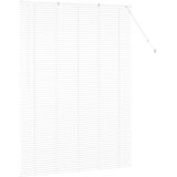 vidaXL Zavjesa za prozor sa zavjesama Ostalo Bijela 125 x 175 cm Aluminij | shoptok.hr