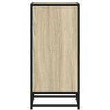 vidaXL Komoda boja hrasta 35,5 x 35 x 76 cm konstruirano drvo i metal | shoptok.hr