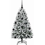  Umjetno božićno drvce Zelena i bijela 120 cm PVC i metal | Eponuda.com