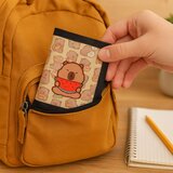  Novčanik s preslatkim motivom kapibare s lobenicom 12.5 x 8.5cm | Shoptok.si