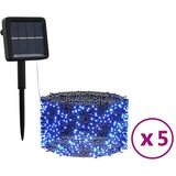  Solarna vilinska svjetla 5 kom 5 x 200 LED plava | Eponuda.com