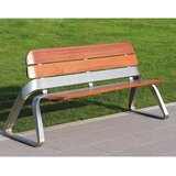  Vrtna klop iz nerjavečega jekla in lesa | Shoptok.si