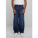 Urban Classics Men's Baggy Fit Heavy Unce dark blue jeans Cene