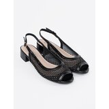 GOODIN Black sandals with mesh detail | shoptok.hr