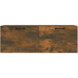  Stenska omarica dimljeni hrast 100x36,5x35 cm konstruiran les, (20716302) | Shoptok.si
