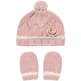 Mayoral komplet kapica in rokavice baby rose Cene