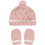 komplet kapica in rokavice baby rose