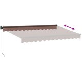Tenda na ručno uvlačenje smeđa 350 x 250 cm | shoptok.hr