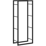  Stalak za drva za ogrjev mat crni 50x28x132 cm čelični | Eponuda.ba