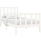  Posteljni okvir bel iz borovine 90x200 cm, (20645225) | Shoptok.si