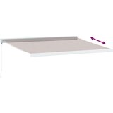 Tenda na ručno uvlačenje smeđa 450 x 300 cm | shoptok.hr