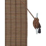 vidaXL Zavjese i sjenila sa zavjesama Smeđa 110 x 160 cm bambus | shoptok.hr