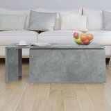  Stolić za kavu siva boja betona 150 x 50 x 35 cm od iverice | shoptok.hr