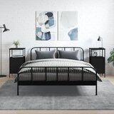 vidaXL Noćni ormarići 2 kom crni 41 x 31 x 80 cm konstruirano drvo Cijene