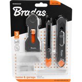 Bradas Set noževa DIY-KN191809, Crni Cene