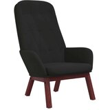  Stolica za opuštanje crna baršunasta | shoptok.hr