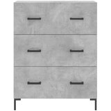  Visoka komoda siva betona 69,5x34x180 cm od konstruiranog drva | shoptok.hr