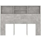  Uzglavlje s ormarićem siva boja betona 140 x 19 x 103 5 cm | shoptok.hr