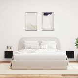 Zidni TV ormarići s LED svjetlima 2 kom crni 30,5 x 35 x 30 cm | shoptok.hr