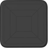 Kvadratna posuda za cvijeće 6 pcs Crna 21 x 21 x 2 cm Plastika | shoptok.hr